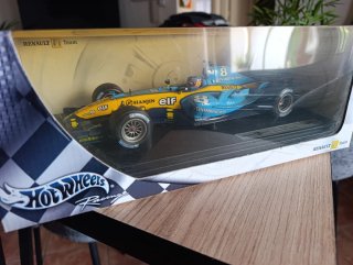 Renault F1 R24 Fernando Alonso 1:18 Hot Wheels