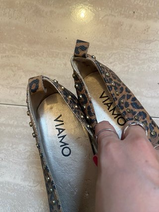 Zapatos de plataforma con estampado de leopardo