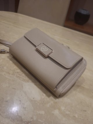 Bolso cartera pequeño con bolsillo móvil