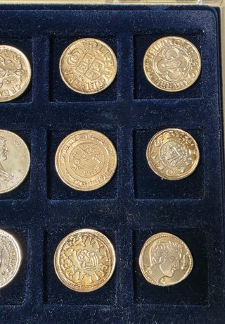Colección 12 Monedas Plata 800 mm Valencianas