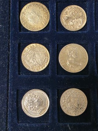 Colección 12 Monedas Plata 800 mm Valencianas
