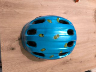 Casco bici infantil azul