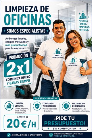 LIMPIEZA PARA OFICINAS
