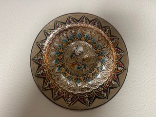 Conjunto de platos decorativos  cerámica
