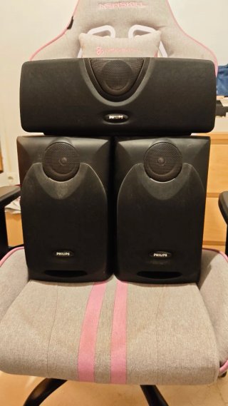 Conjunto Altavoces Philips Negro