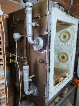 Horno de cerámica industrial