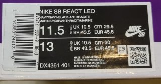 Nike SB React Leo Talla 45.5