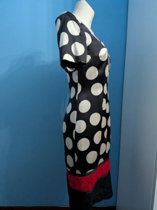 Vestido Vintage Lunares Black & White
