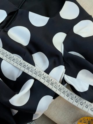 Vestido Vintage Lunares Black & White
