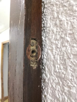 Espejo Antiguo de Nogal.
