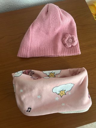 Gorro y bufanda niña 5 años