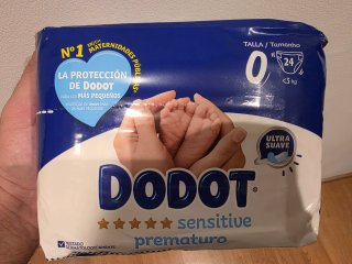Pañales Dodot Talla 0 Prematuro (24 uds)