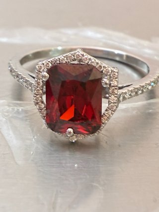 Anillo Oro 14k Rubi Mogok-Diamantes naturales HRD