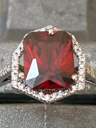 Anillo Oro 14k Rubi Mogok-Diamantes naturales HRD