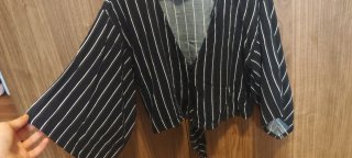 Blusa Rayas Negras y Blancas