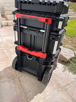 Caja Milwaukee PACKOUT + Taladro Milwaukee