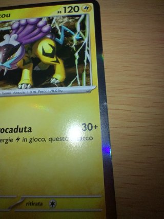 Carta Pokémon Raikou Olografica 048/132