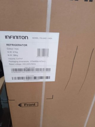 Nevera Inox Infiniton Nueva