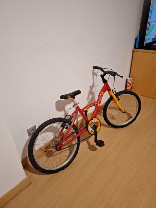 Bicicleta Infantil 20 Pollici Rossa