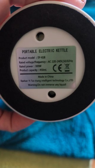 Termo hervidor eléctrico portátil