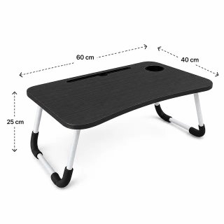 Mesa Plegable Portátil 60x40 cm con Cajón