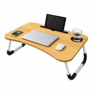 Mesa Plegable Portátil 60x40 cm con Cajón