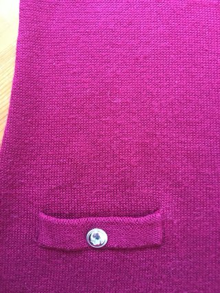Vestito Maxi maglione in misto lana bordeaux