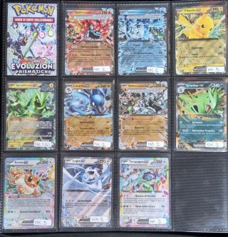Lotto Carte Evoluzioni Prismatiche (PRE) Ita