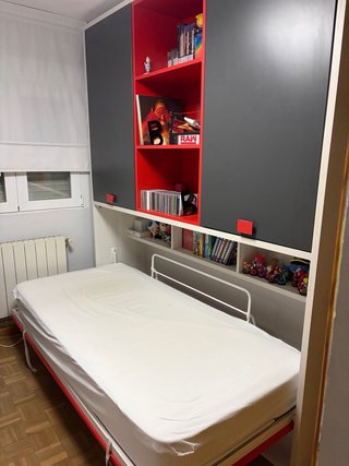 Cama Abatible con Colchón Viscoelástico