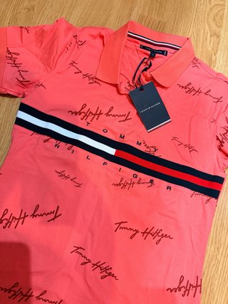 Camisa Tommy Hilfiger Rosa Talla S