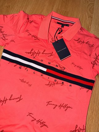 Camisa Tommy Hilfiger Rosa Talla S