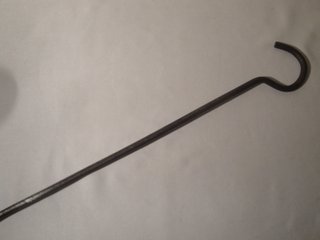 Rascador hierro cocina/chimenea antiguo