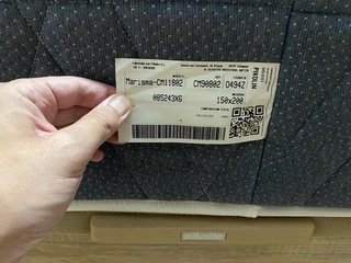 Cama completa: colchón, canapé y cabecero
