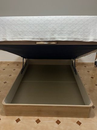 Cama completa: colchón, canapé y cabecero