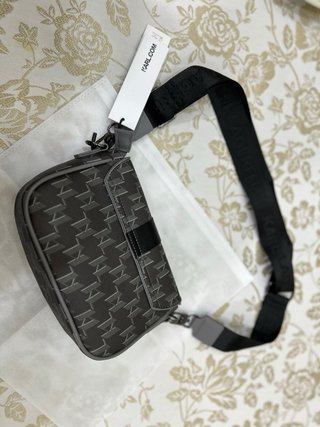 Bolso Karl Lagerfeld Hombre Negro Gris