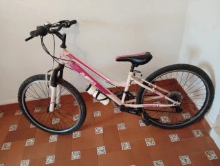 Bicicleta infantil rosa