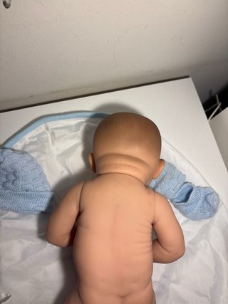 Bambola Reborn con vestitini e copertina