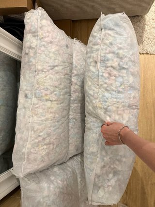 Set de cojines de respaldo para sofá (relleno)