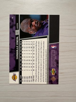 3 Carte Shaquille O'Neal Upper Deck 1998