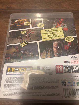 Deadpool PS3 PAL Marvel X-men