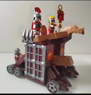 Playmobil Torre Asedio Romana y Catapulta Gigante