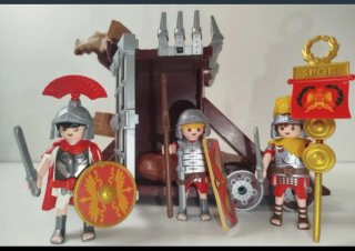 Playmobil Torre Asedio Romana y Catapulta Gigante