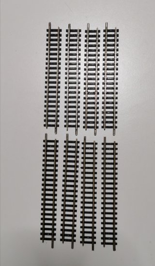 N circuito completo vías maqueta tren eléctrico