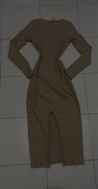 Vestido largo para invierno de manga larga