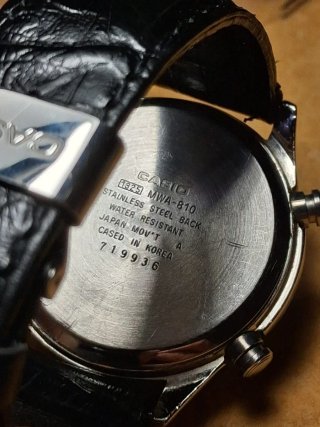 Casio MWA-810 Cronógrafo Resistente al Agua
