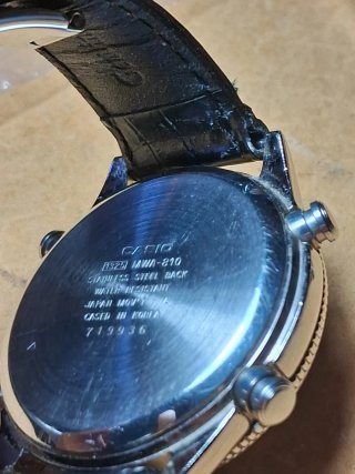 Casio MWA-810 Cronógrafo Resistente al Agua