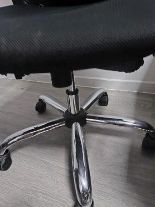Silla de oficina IKEA negra