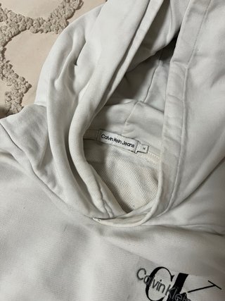 Sudadera Calvin Klein Jeans Blanca