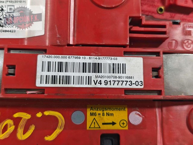 CAJA RELES / FUSIBLES BMW 5 Berlina (F10)(2010->)