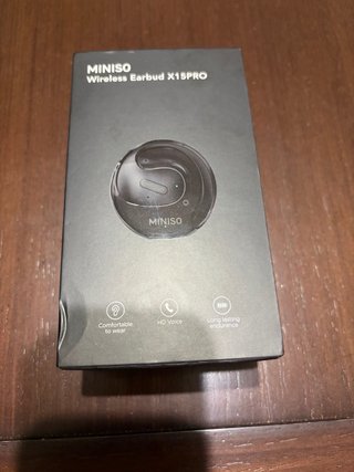 Auriculares Inalámbricos Miniso Negros X1 5PRO